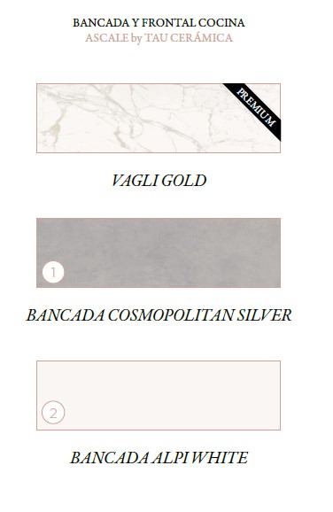 Bancada Cocina Ascale Tau